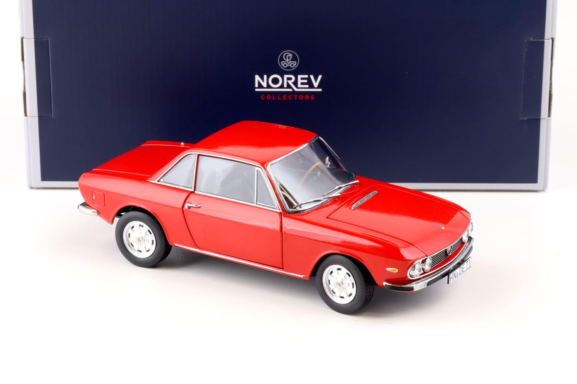 1:18 Norev Lancia Fulvia 1600 HF Lusso 1971 red - Limited Edition 1000 pcs.