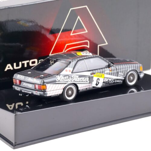 1:43 AUTOart Mercedes 500SEC (W126) AMG SPA 1989 #6 König Pilsner 68932