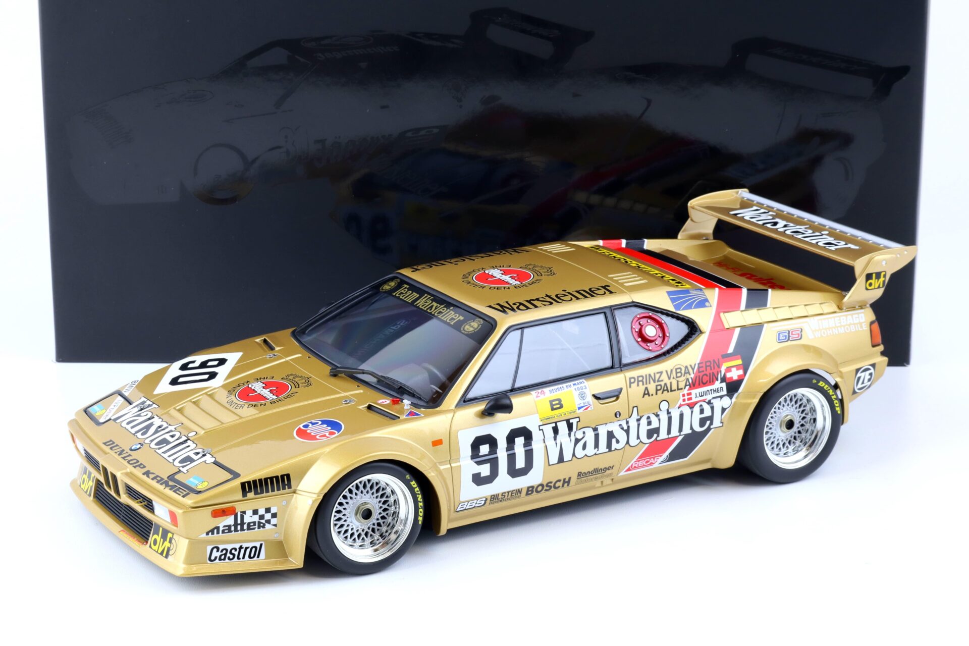 ID 87071 orig 1.jpg 1:12 Minichamps BMW M1 ProCar Gr.B 24h Le Mans 1983 Warsteiner #90 Pallavicini