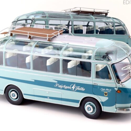 1:18 Schuco Setra S6 Reisebus "Kraichgau Falke" 1956 blue 450034900
