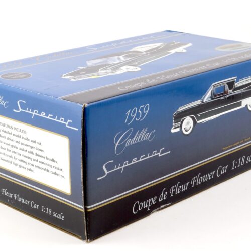 1:18 Sunset Coach Precision 1959 Cadillac Superior HEARSE Coupe de Fleur black - Image 5