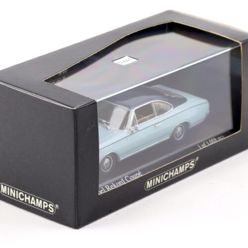 1:43 Minichamps Opel Rekord C Coupe 1966 Horizont blue