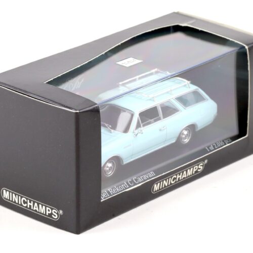1:43 Minichamps Opel Rekord C Caravan Break 1966 Sirius blue