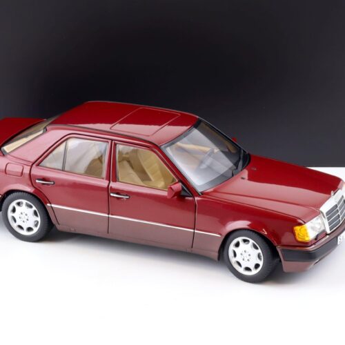 1:18 Norev Mercedes 500 E W124 Limousine 1992 almandine red DEALER VERSION