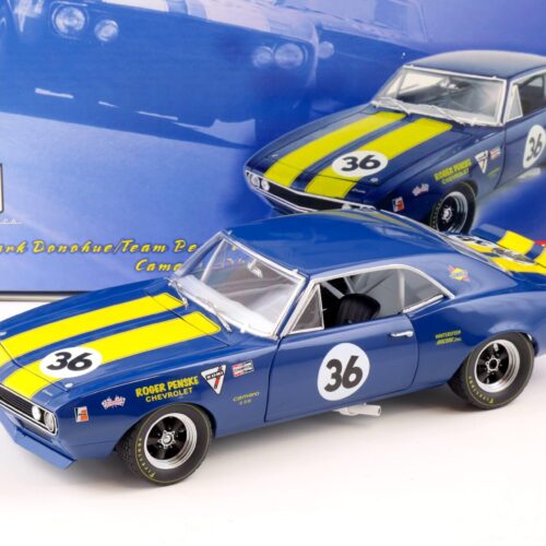 1:18 GMP 1967 Chevrolet Camaro Z28 Penske Mark Donohue #36 blue/ yellow