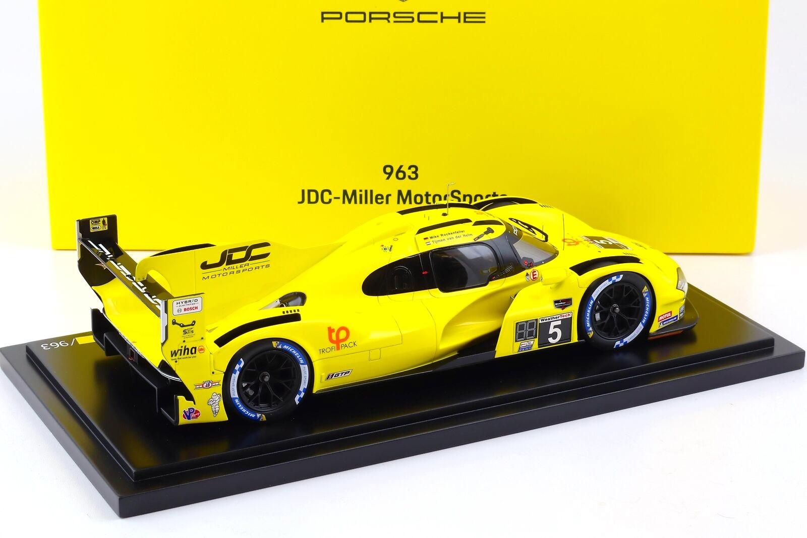 1:18 Spark Porsche 963 JDC Miller Motorsports Rockenfeller #5 yellow WAP DEALER