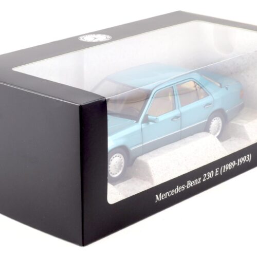 1:18 Norev Mercedes 230 E W124 Sedan 1992 beryll metallic DEALER VERSION - Image 5