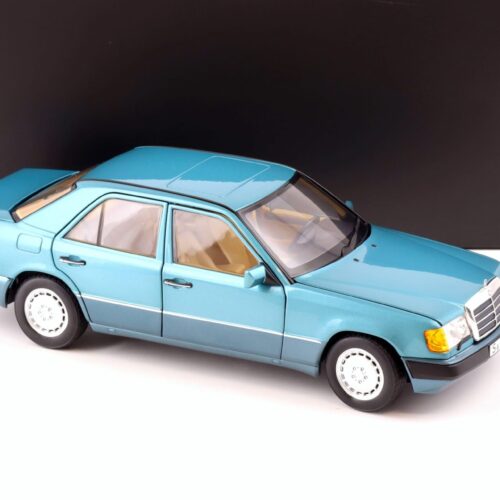 1:18 Norev Mercedes 230 E W124 Sedan 1992 beryll metallic DEALER VERSION - Image 2