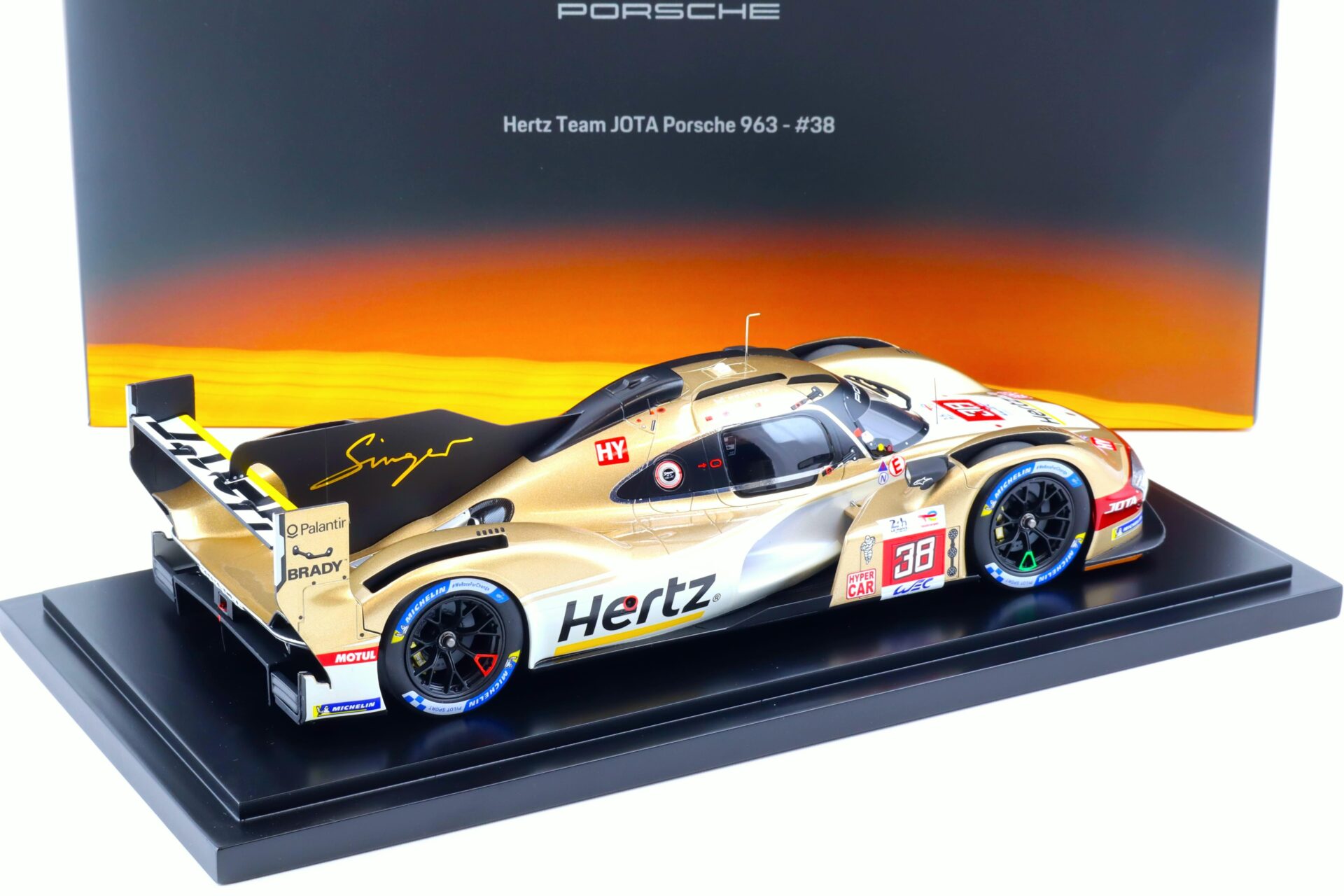 1:18 Spark Hertz Team JOTA Porsche 963 Le Mans 2023 Da Costa/Stevens #38 WAP DEALER