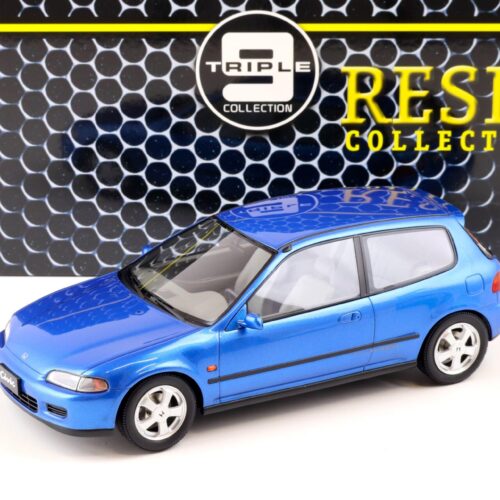 1:18 Triple9 Resin Honda Civic EG6 VTi Hatchback 1993 blue metallic