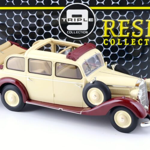 1:18 Triple9 Resin Mercedes 260D Pullman Landaulet 1936 fully open beige/ red