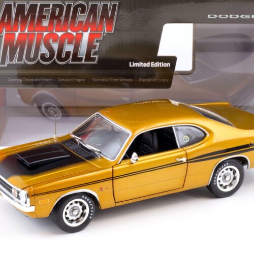 1:18 Auto World 1972 Dodge Demon GSS Supercharged Mr. Norm GY8 gold metallic