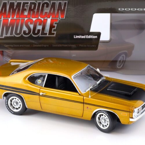 1:18 Auto World 1972 Dodge Demon GSS Supercharged Mr. Norm GY8 gold metallic