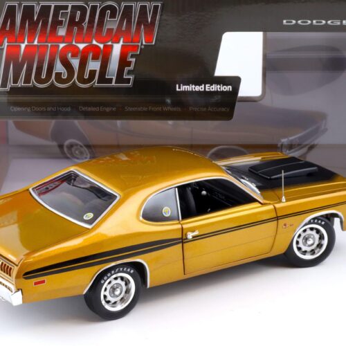 1:18 Auto World 1972 Dodge Demon GSS Supercharged Mr. Norm GY8 gold metallic