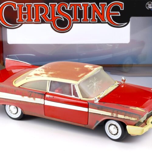 1:18 Auto World 1958 Plymouth Fury CHRISTINE Dirty Version Partially Restored