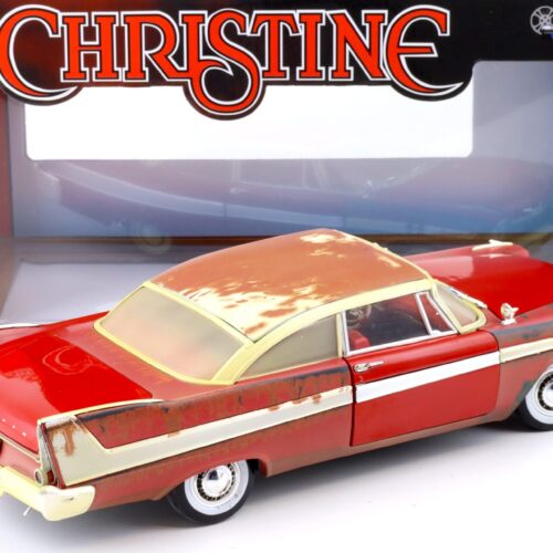 1:18 Auto World 1958 Plymouth Fury CHRISTINE Dirty Version Partially Restored