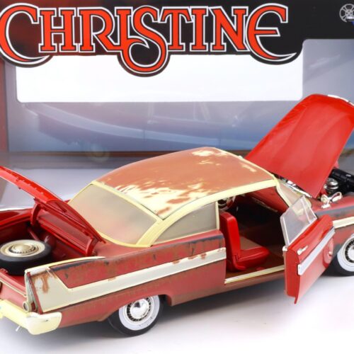 1:18 Auto World 1958 Plymouth Fury CHRISTINE Dirty Version Partially Restored