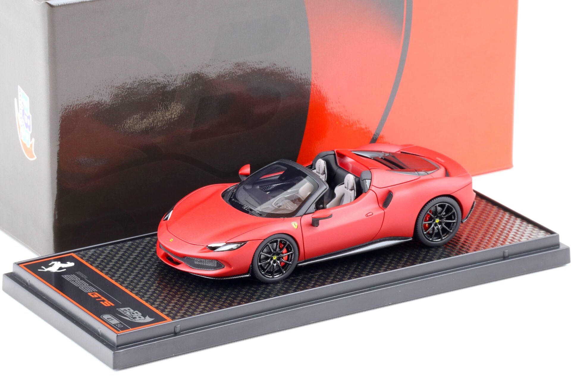 ID 87607 orig.jpg 1:43 BBR Ferrari 296 GTS Spider Rosso F1 SF75 red matt - Limited 50 pcs.