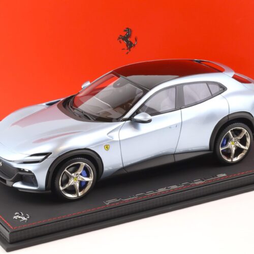 1:18 BBR Ferrari Purosangue Grigio Alloy/ blue brakes - Limited 50 pcs.