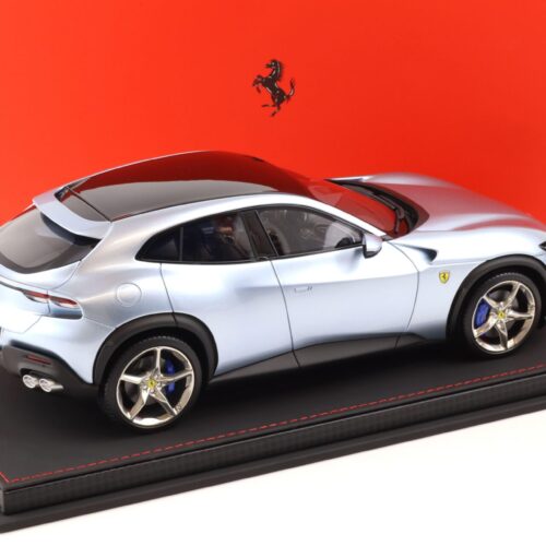 1:18 BBR Ferrari Purosangue Grigio Alloy/ blue brakes - Limited 50 pcs.