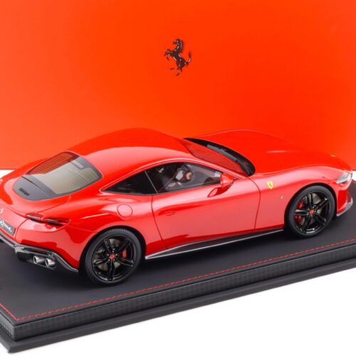 1:18 BBR Ferrari Roma Rosso Corsa 322 red/ black wheels - Limited 48 pcs. - Image 3