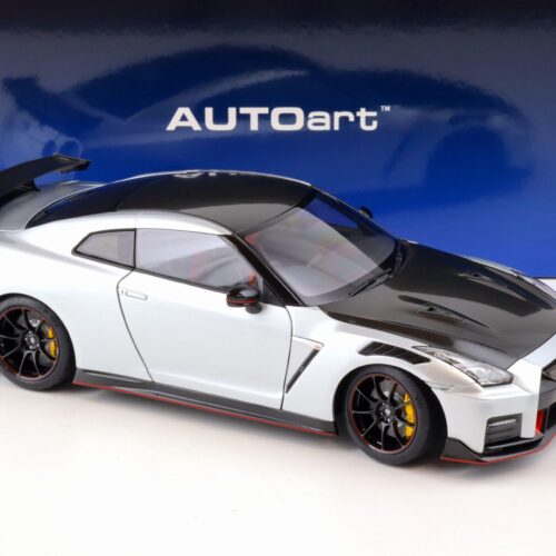 1:18 AUTOart Nissan GT-R (R35) Nismo Special Edition 2022 Ultimate metal silver 77503