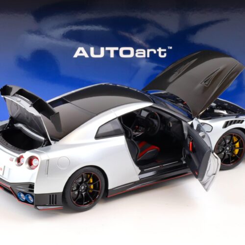 1:18 AUTOart Nissan GT-R (R35) Nismo Special Edition 2022 Ultimate metal silver 77503