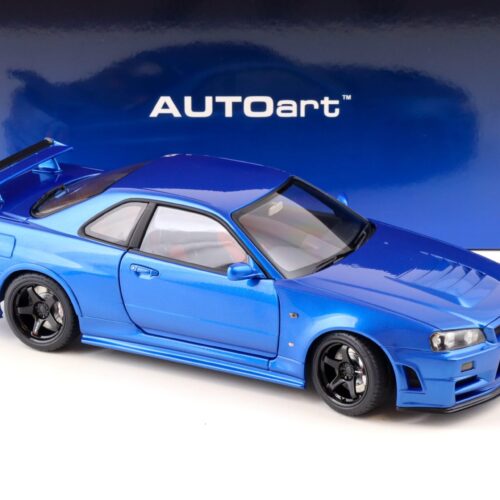 1:18 AUTOart Nissan Skyline GT-R (R34) Z-Tune 2005 Bayside blue 77462