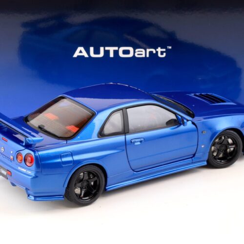 1:18 AUTOart Nissan Skyline GT-R (R34) Z-Tune 2005 Bayside blue 77462
