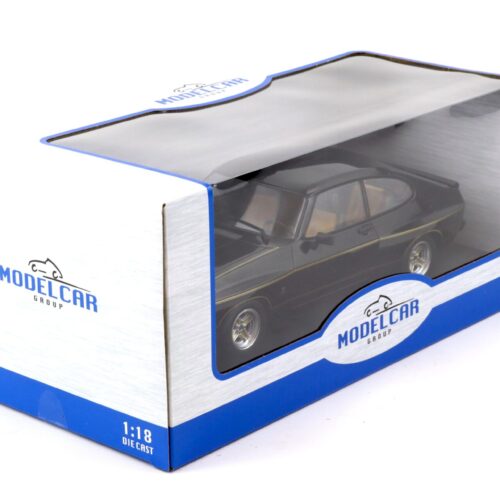 1:18 MCG Ford Capri MK II X-Pack black/ gold stripes LHD 1975