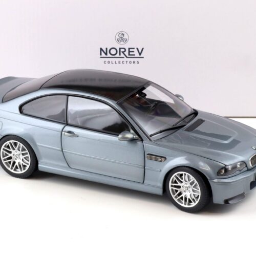 1:18 Norev BMW M3 CSL (E46) Coupe 2003 grey metallic - Limited 1000 pcs.