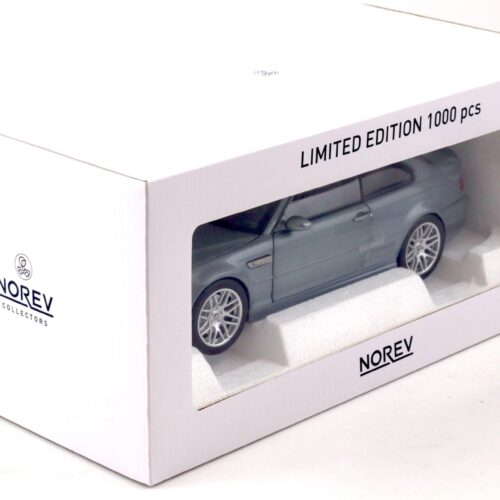 1:18 Norev BMW M3 CSL (E46) Coupe 2003 grey metallic - Limited 1000 pcs.