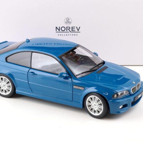 1:18 Norev BMW M3 (E46) Coupe 2000 Laguna Seca blue - Limited 1000 pcs.