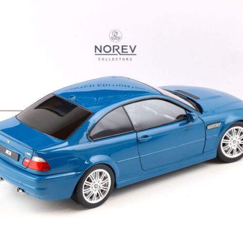 1:18 Norev BMW M3 (E46) Coupe 2000 Laguna Seca blue - Limited 1000 pcs.