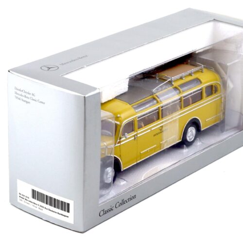 1:43 Minichamps Mercedes O 3500 BUS yellow Deutsch Bundespost DEALER VERSION