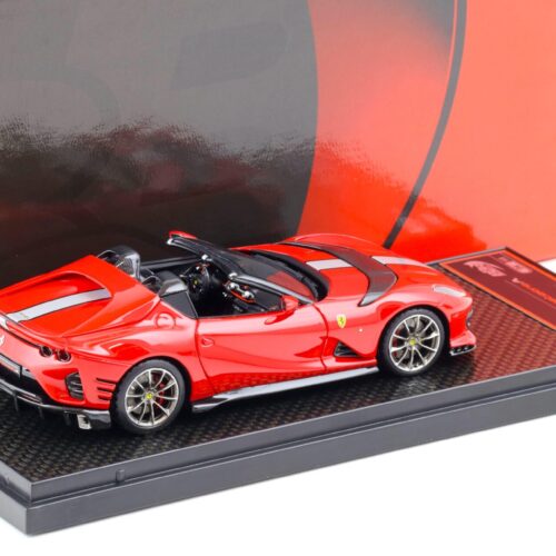 1:43 BBR Ferrari 812 Competizione A Rosso Corsa 322/ silver stripe - Limited 68 pcs.
