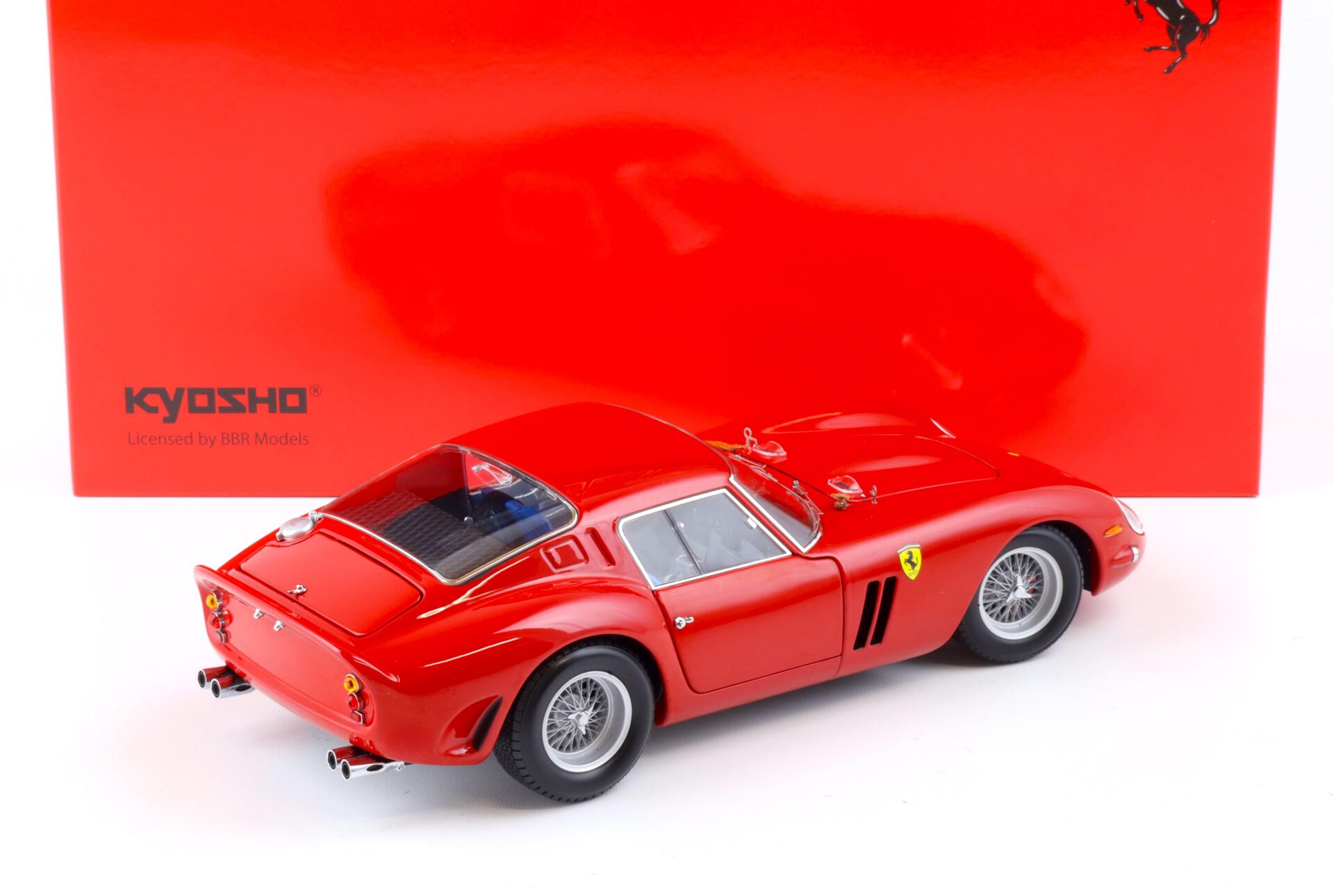 1:18 Kyosho Ferrari 250 GTO Coupe 1962 red 08438R Diecast/ openings
