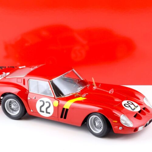 1:18 Kyosho Ferrari 250 GTO 1962 Le Mans #22 Dernier/Beurlys red 08438B