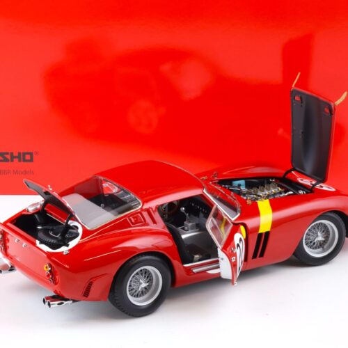 1:18 Kyosho Ferrari 250 GTO 1962 Le Mans #22 Dernier/Beurlys red 08438B