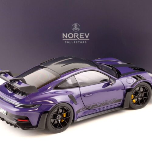 1:18 Norev Porsche 911 (992) GT3 RS Weissach Package 2022 Ultraviolet - Limited 300 pcs.
