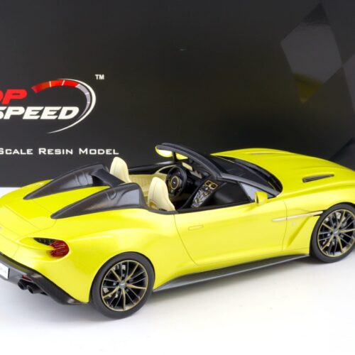 1:18 Top Speed Aston Martin Vanquish Zagato Speedster Cosmopolitan yellow TS0230