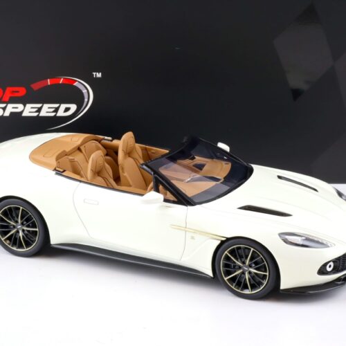 1:18 Top Speed Aston Martin Vanquish Zagato Volante escaping white TS0214