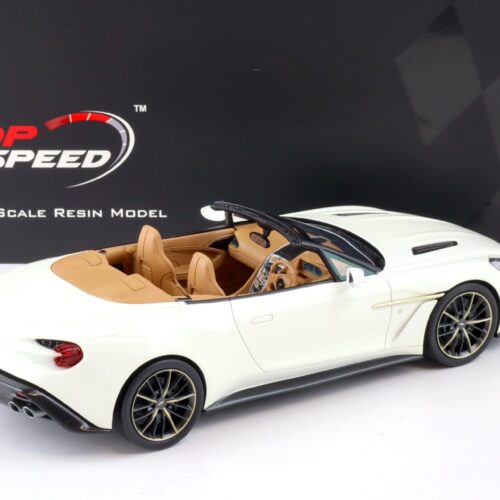 1:18 Top Speed Aston Martin Vanquish Zagato Volante escaping white TS0214