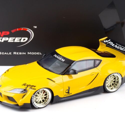 1:18 Top Speed Pandem Toyota GR Supra V1.0 yellow TS0357