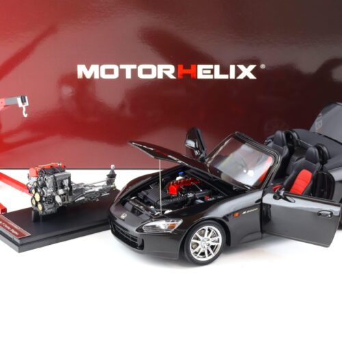1:18 Motorhelix Honda S2000 (AP2) Berlina black + engine Diecast Limited 599 pcs.