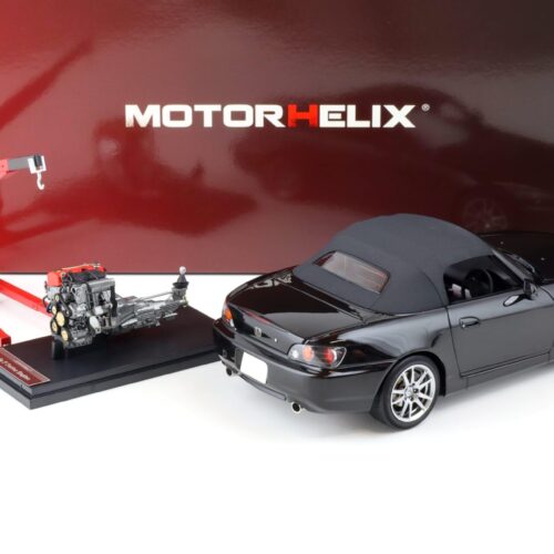 1:18 Motorhelix Honda S2000 (AP2) Berlina black + engine Diecast Limited 599 pcs.