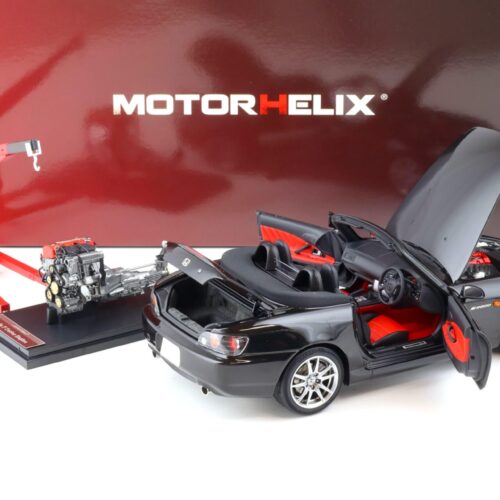 1:18 Motorhelix Honda S2000 (AP2) Berlina black + engine Diecast Limited 599 pcs.
