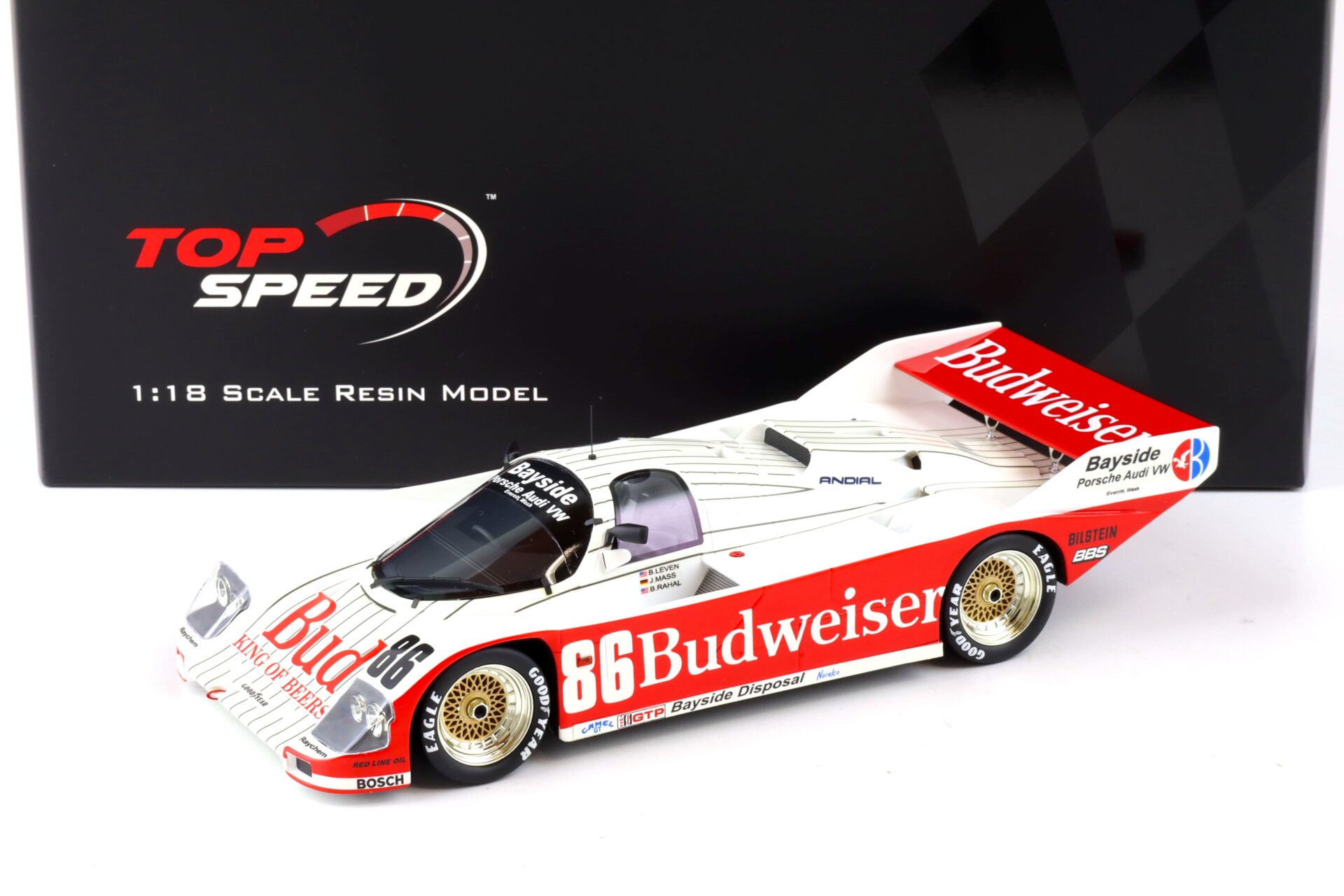 ID 88159 orig.jpg 1:18 Top Speed Porsche 962 #86 Bayside Disposal Racing 1987 Sebring 12h Winner TS0332