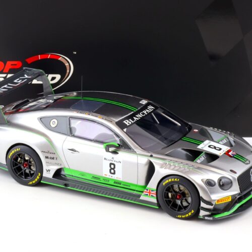 1:18 Top Speed Bentley Continental GT3 #8 Blancpain GT Series Monza 2018 TS0244