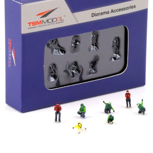 1:200 TSM Model Wing Collection US Navy Deck Crew Launch Team 7 Figures TSMWAC007